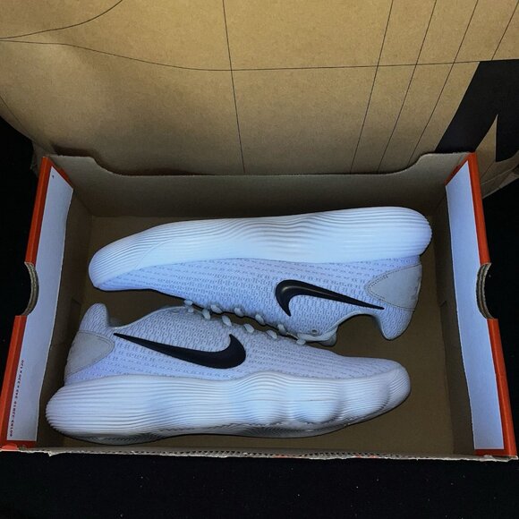 NEW Nike Hyperdunk 2017 Low White/Black-Pure Platinum 897663 100 Men Size 8.5 main image 5